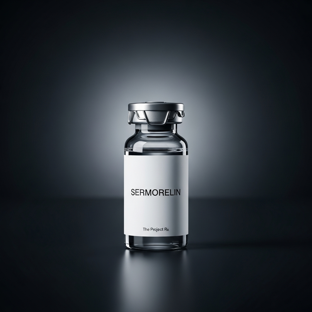 Compounded sermorelin injection vial - The Project Rx